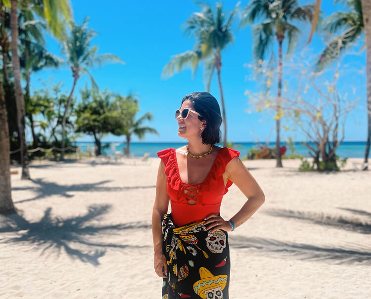 Plage de notre hôtel à Cozumel