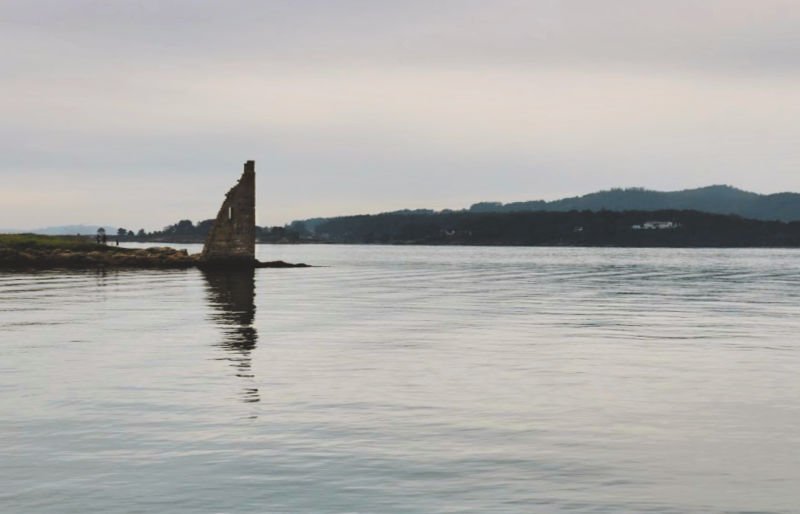 Île Toja depuis la tour Sadurniño