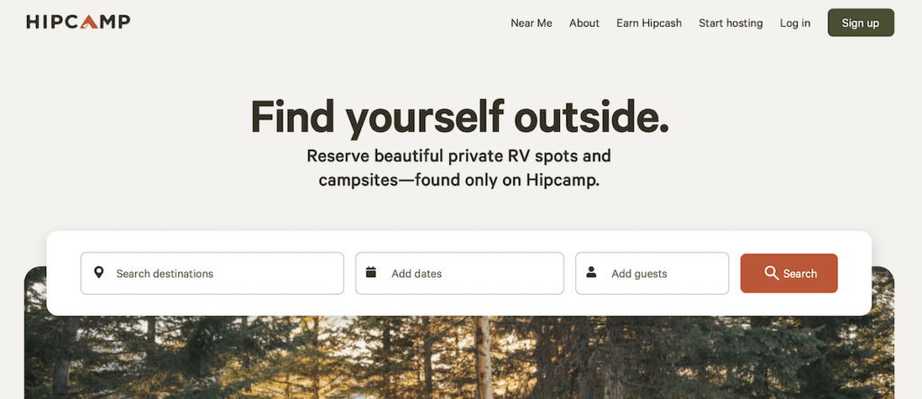 Camp branché alternatif Airbnb