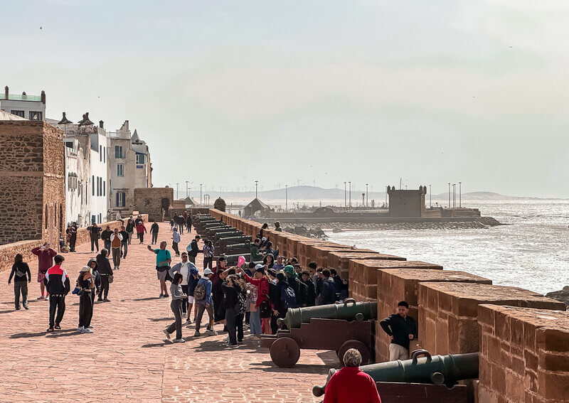 Les murs au bord de la mer