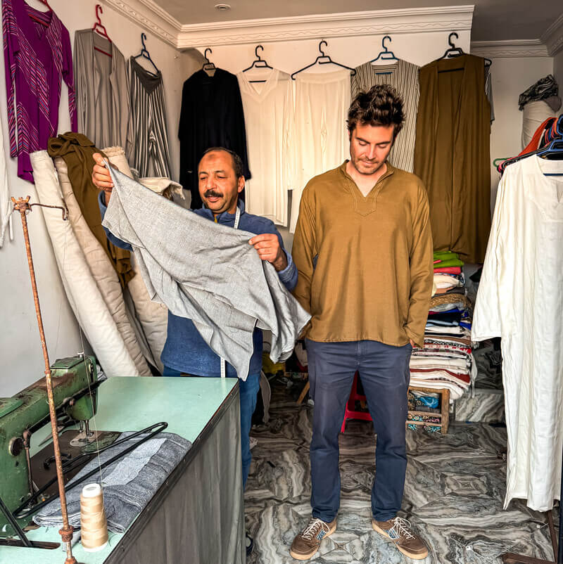 Kit de couture de chemise au souk