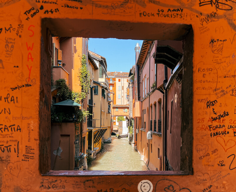 La fenêtre avec les meilleures vues de Bologne