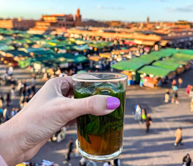 Café Glacier, la terrasse avec la meilleure vue sur Jemaa el Fna