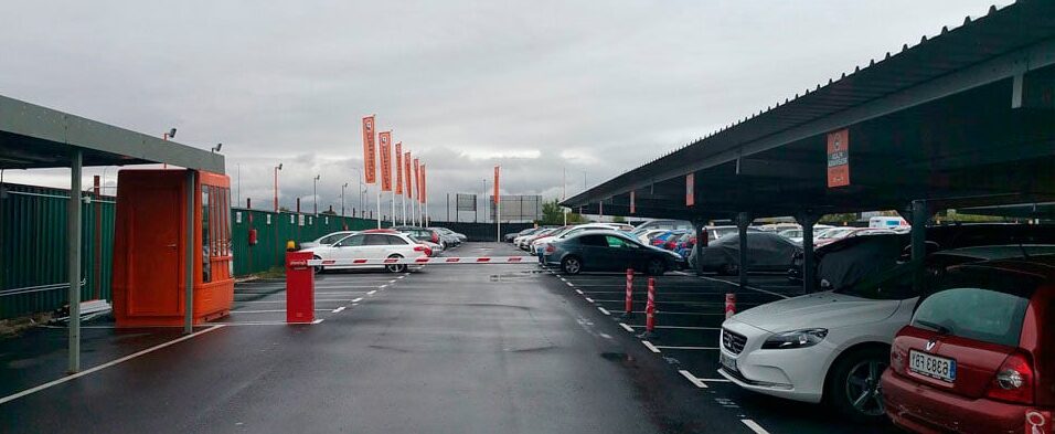 Parking de l'aéroport de Madrid