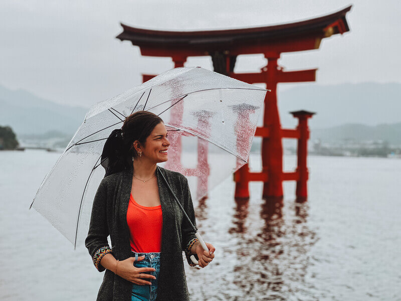 Île de Miyajima au coucher du soleil