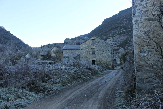 Route à travers les villages d'Aragon
