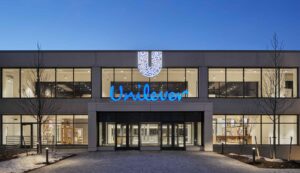 Fachada de las oficinas de Unilever