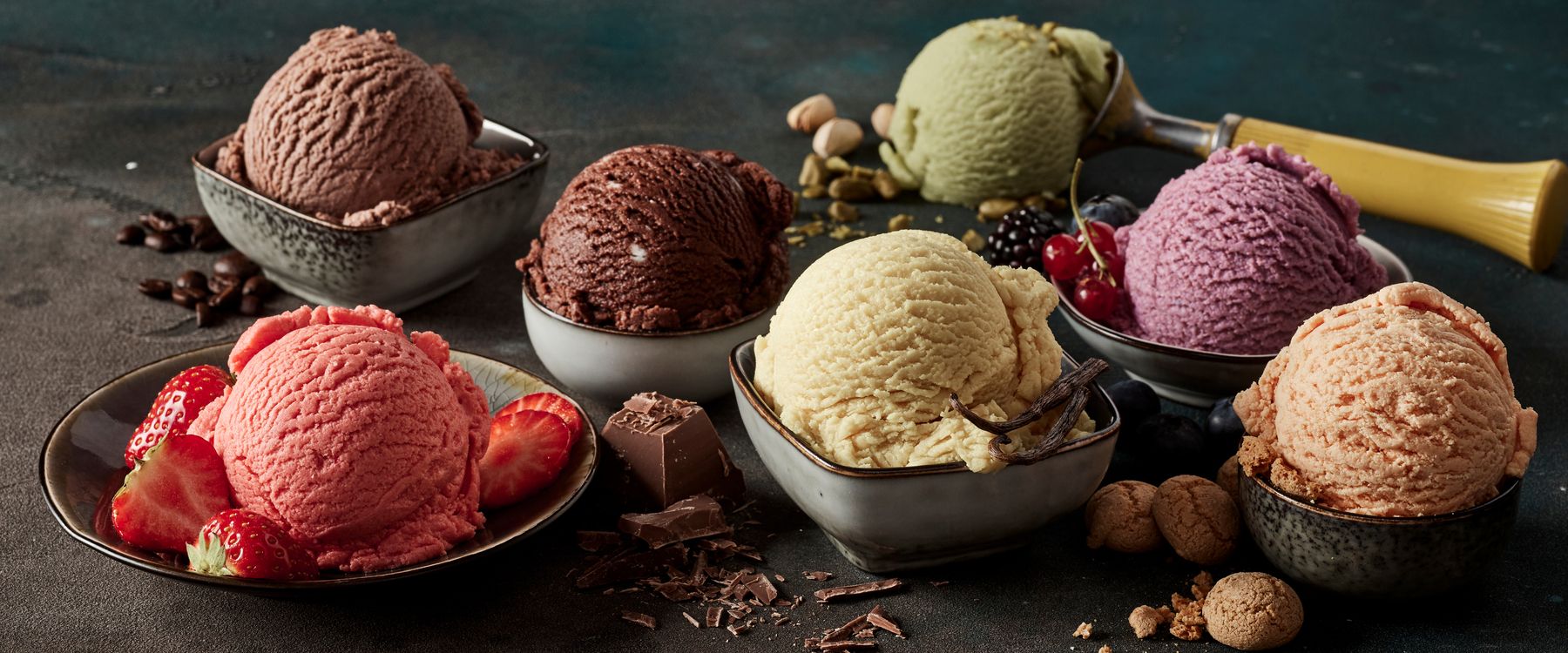 Dégustez des glaces de renommée mondiale en toutes saisons.