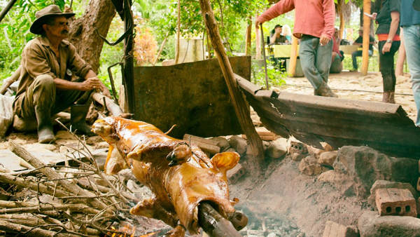 cochon de lait rôti cubain