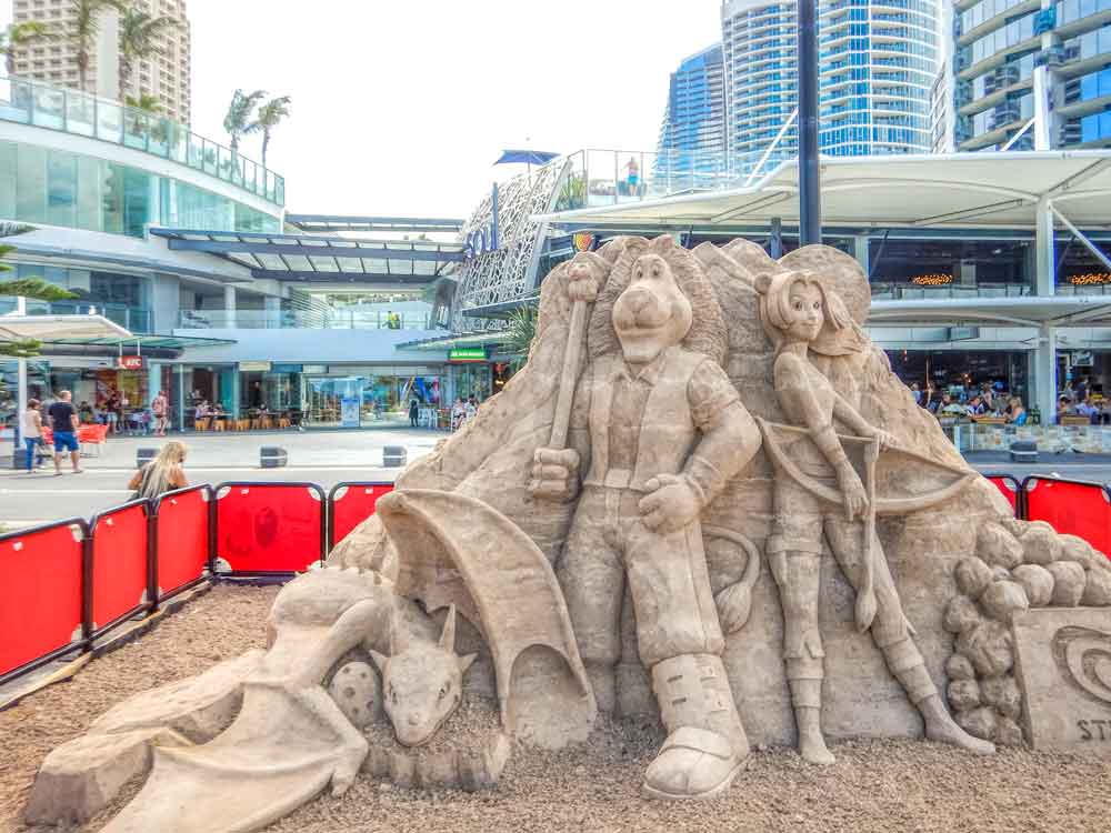 Sculptures de sable au Beyond the Sand Art Festival