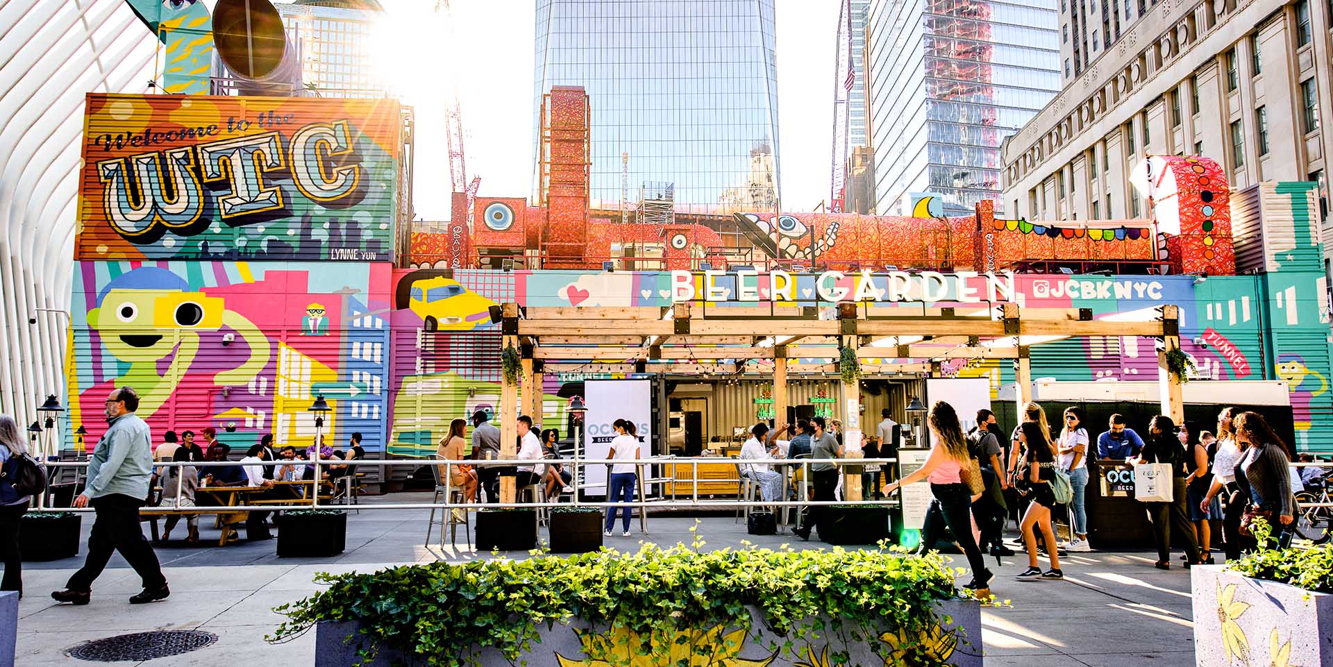 ▷ Jardin de bière Oculus à New York |