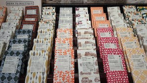 Boutique de grains de chocolat