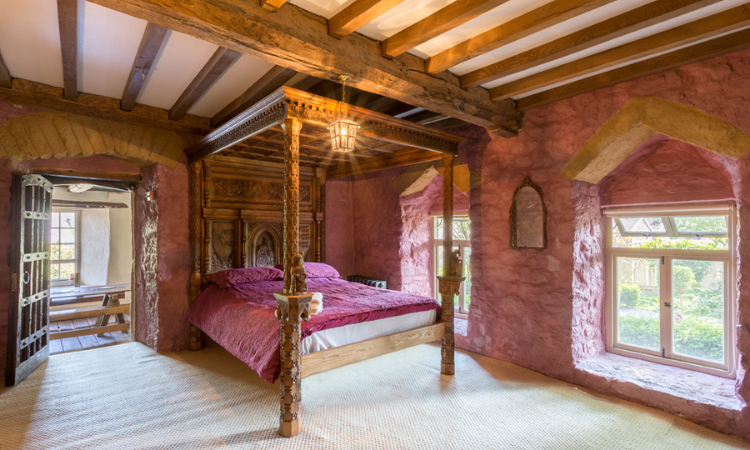 Le manoir médiéval, au Pays de Galles