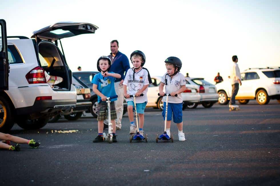 Plaisirs d'hiver pendant les vacances scolaires au Cap