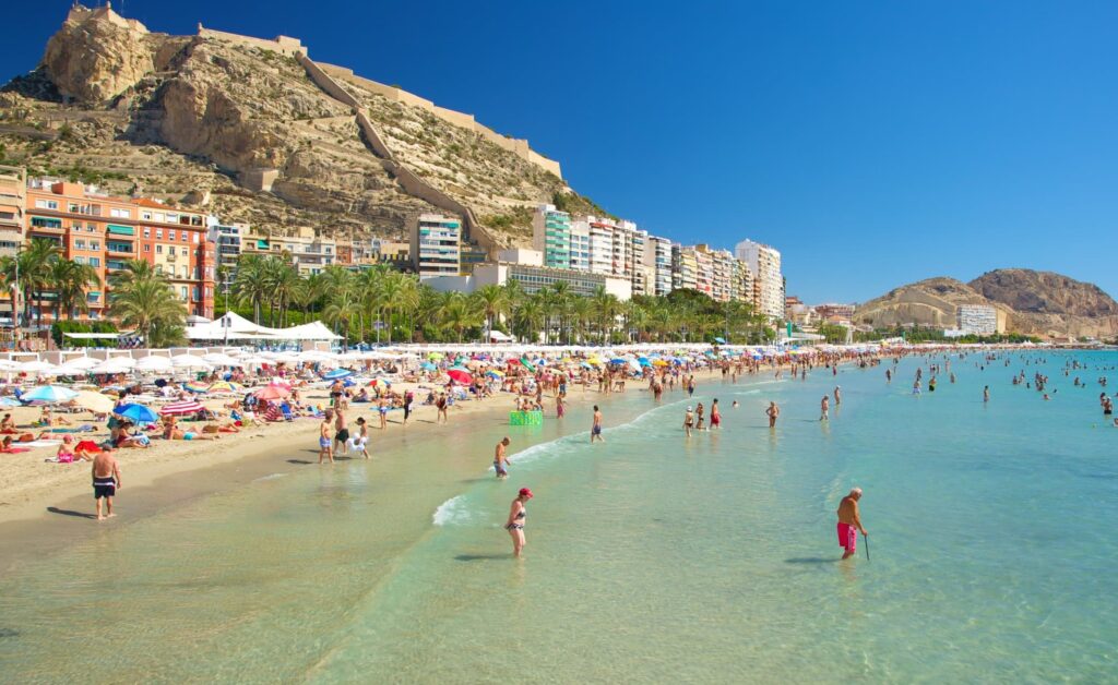 Plage du Postiguet d'Alicante