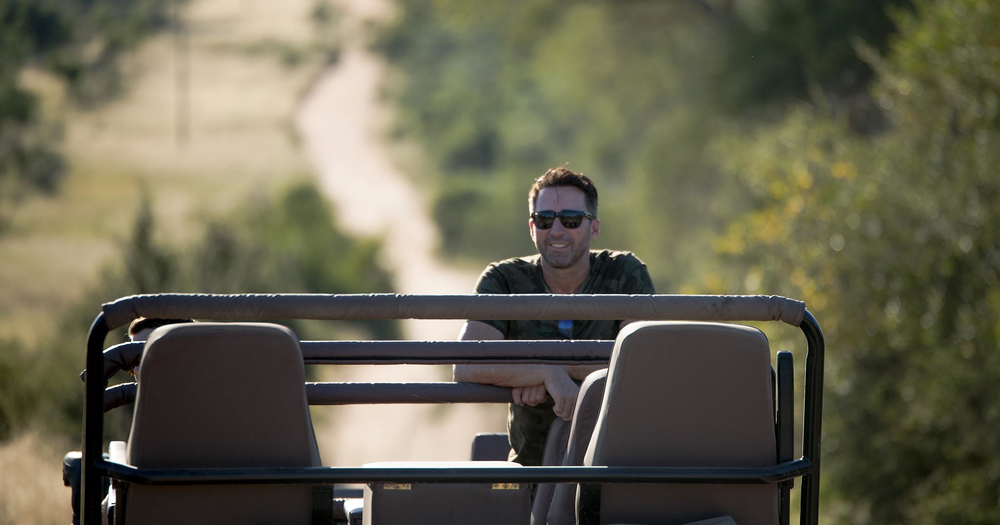 David Ryan, PDG et fondateur d'African Rhino, en safari 