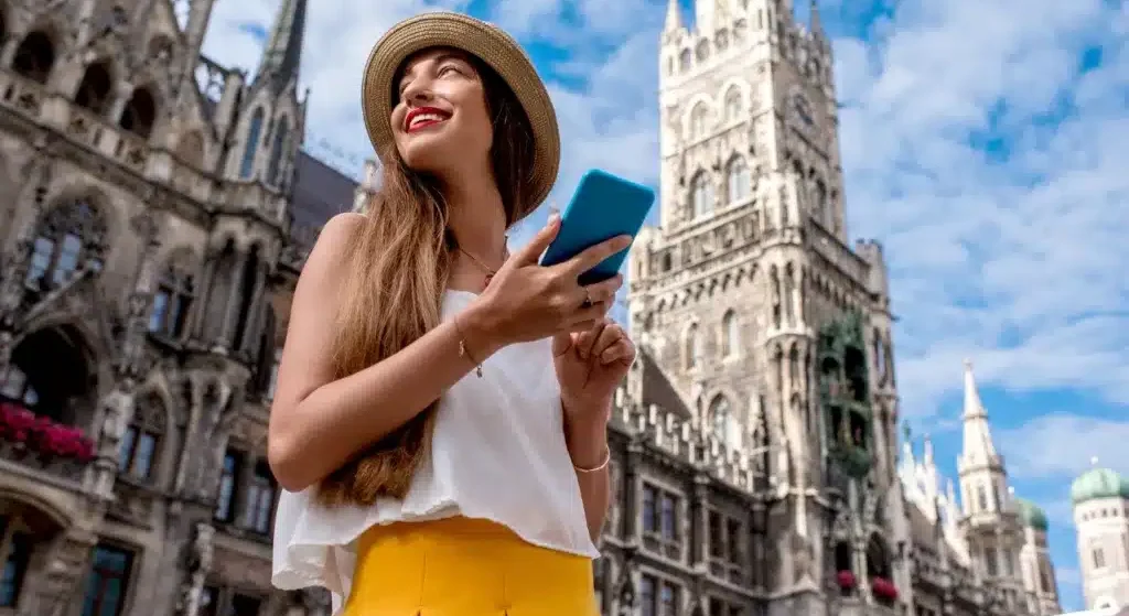 voyage en Europe-femme voyageuse