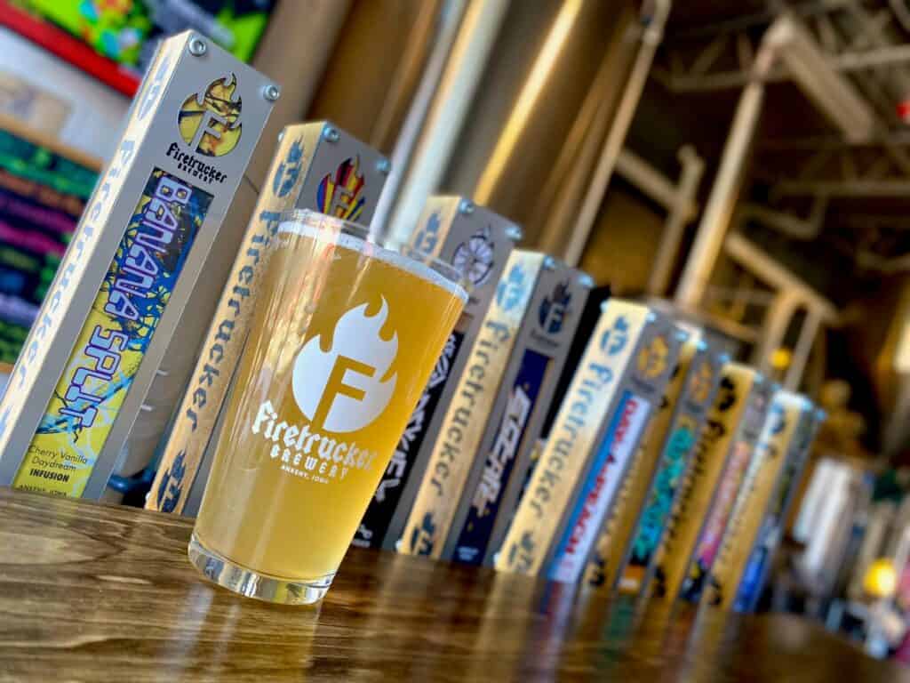 Brasserie de camions de pompiers