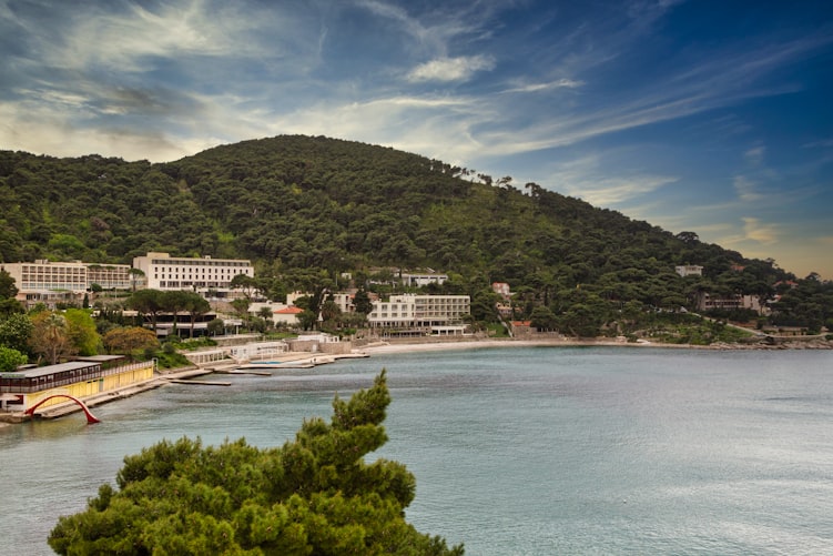 Plage de Lapad en Croatie