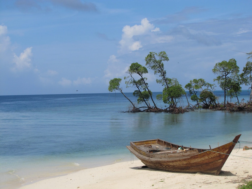 Une plage d'Andaman, l'un des plus beaux endroits d'Inde