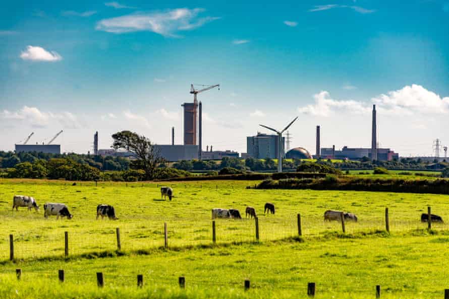Usine de retraitement du combustible nucléaire à Sellafield.