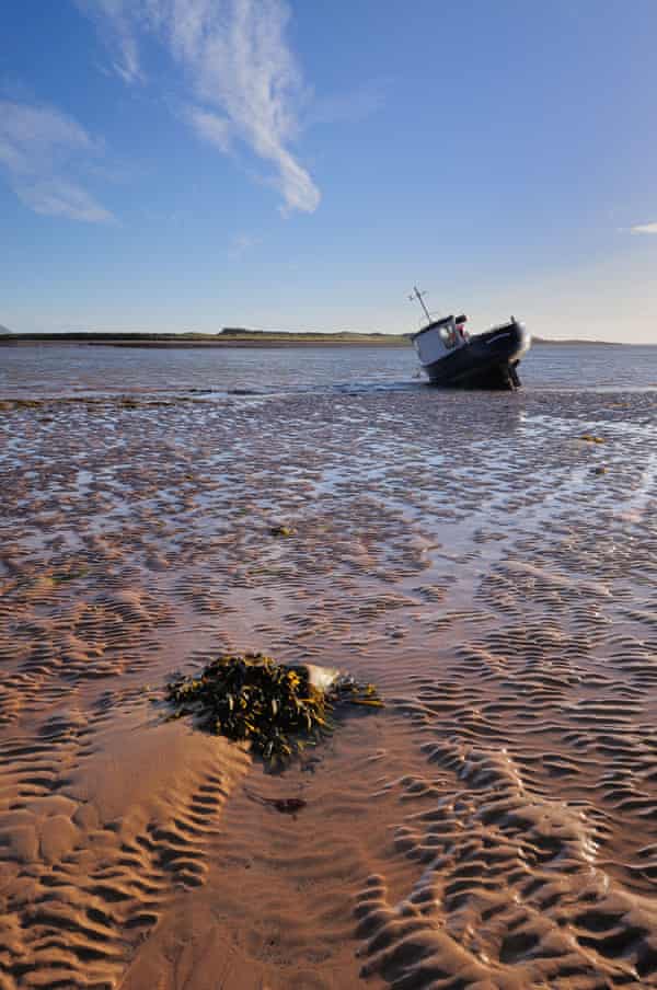 Plage de Ravenglass.