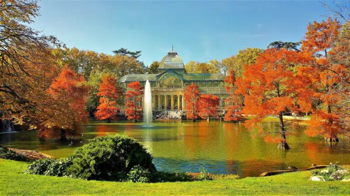 Madrid - Parc du Retiro - escapade d'automne à travers l'Espagne