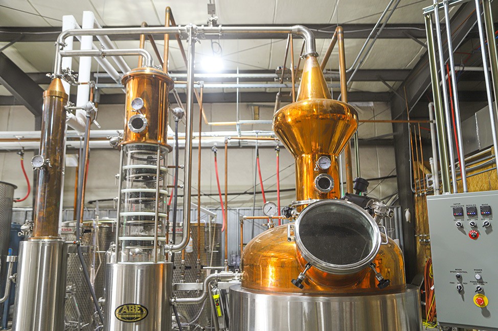 Installation d'hydromel à Queen's Reward Meadery à Tupelo, Mississippi