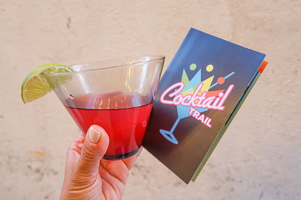 Brochure Tupelo Martini et Tupelo Cocktail Trail chez Nautical Whimsey