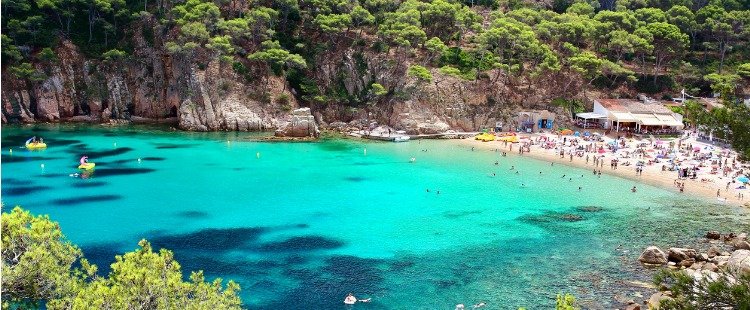 Les plus belles plages de la Costa Brava Plage d'Aiguablava, Begur