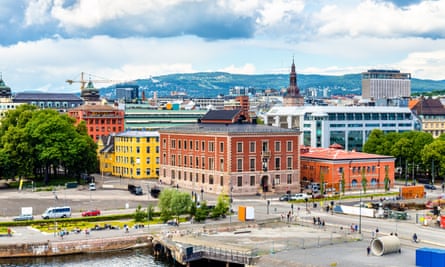 Centre pour la ville d'Oslo.