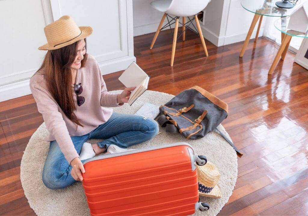 Liste des bagages RF d'emballage des voyageurs pour femmes