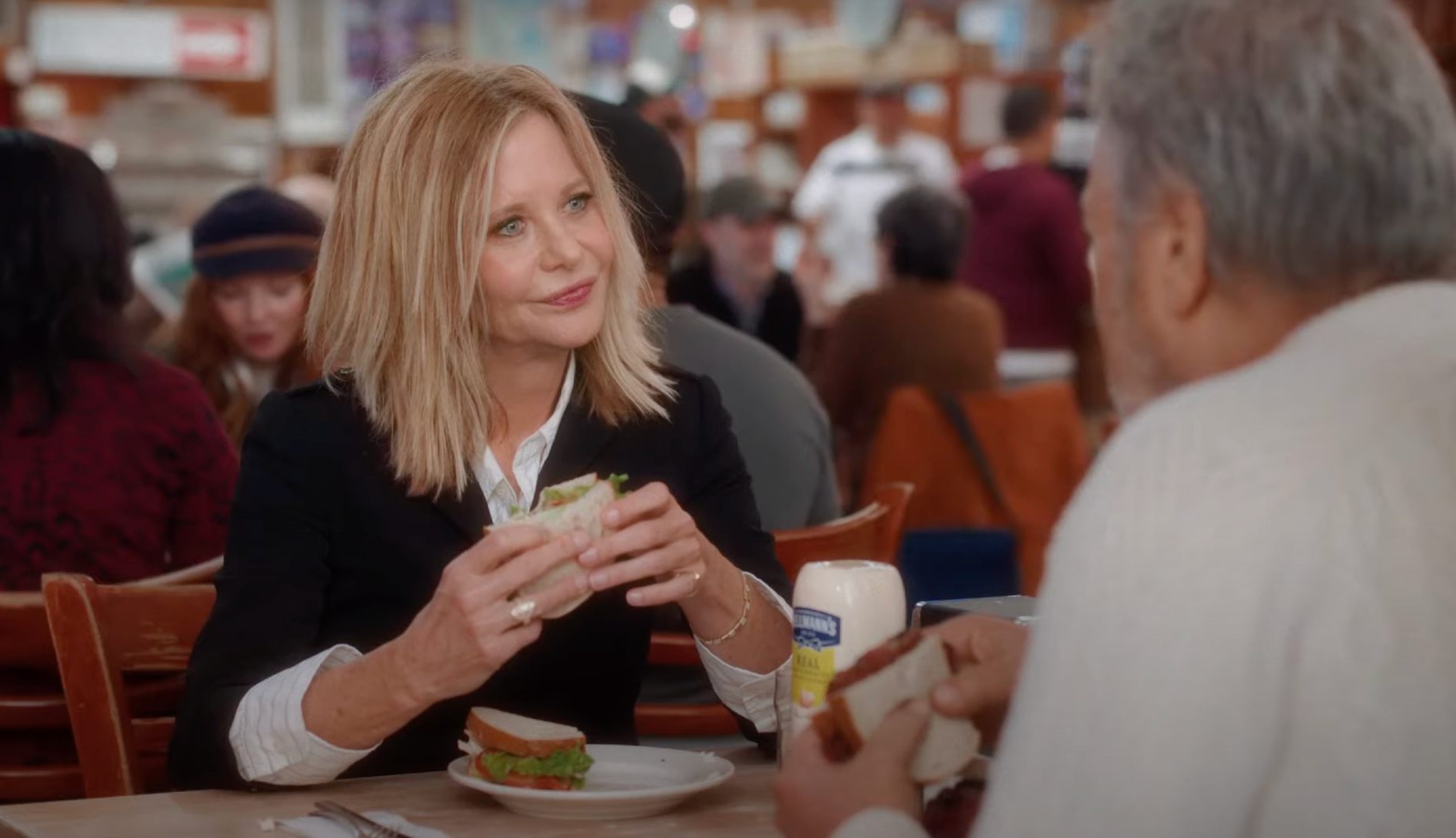 Meg Ryan en un anuncio de Hellmann