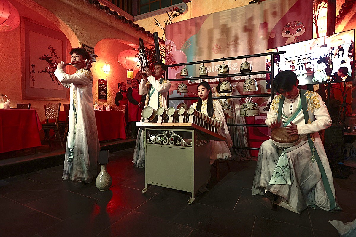 Ils célèbrent le Nouvel An lunaire chinois à Mexico