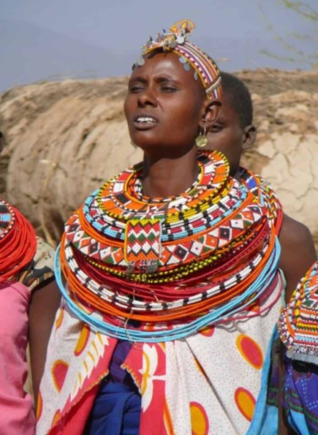Samburu Femmes dans le village d'Umoja