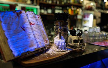 Brujas en el restaurante temático Britches, Melbourne