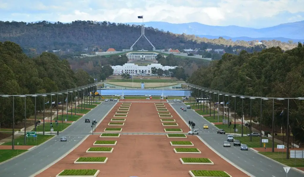 Canberra, la capitale de l'Australie