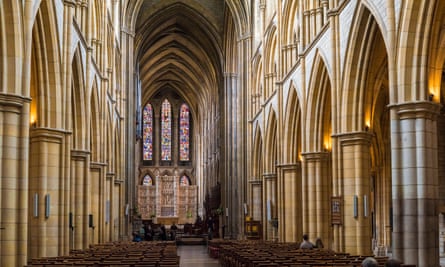 Intérieur de la cathédrale Turo à Cornwall