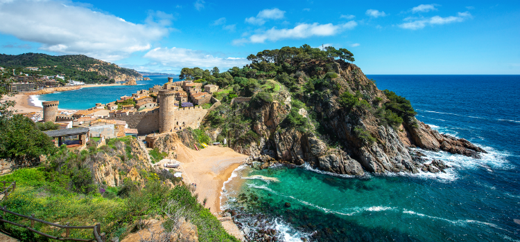 plage de la costa brava