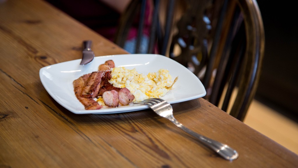 Bacon et œufs pour le petit déjeuner