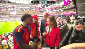 Ana Botín se faufile dans le live show d'IShowSpeed ​​et profite de l'occasion pour lui demander d'ouvrir un compte Openbank