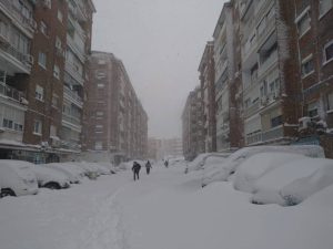 Chutes de neige et résolutions du Nouvel An –