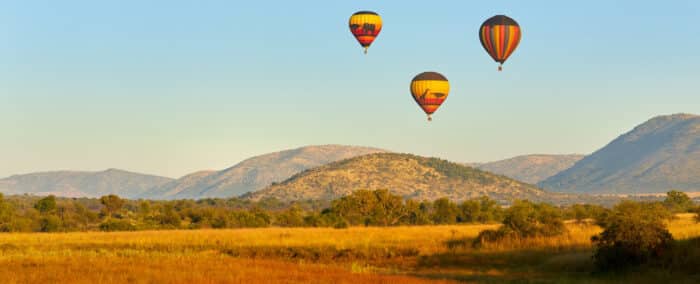Découvrez le Serengeti depuis un ballon !