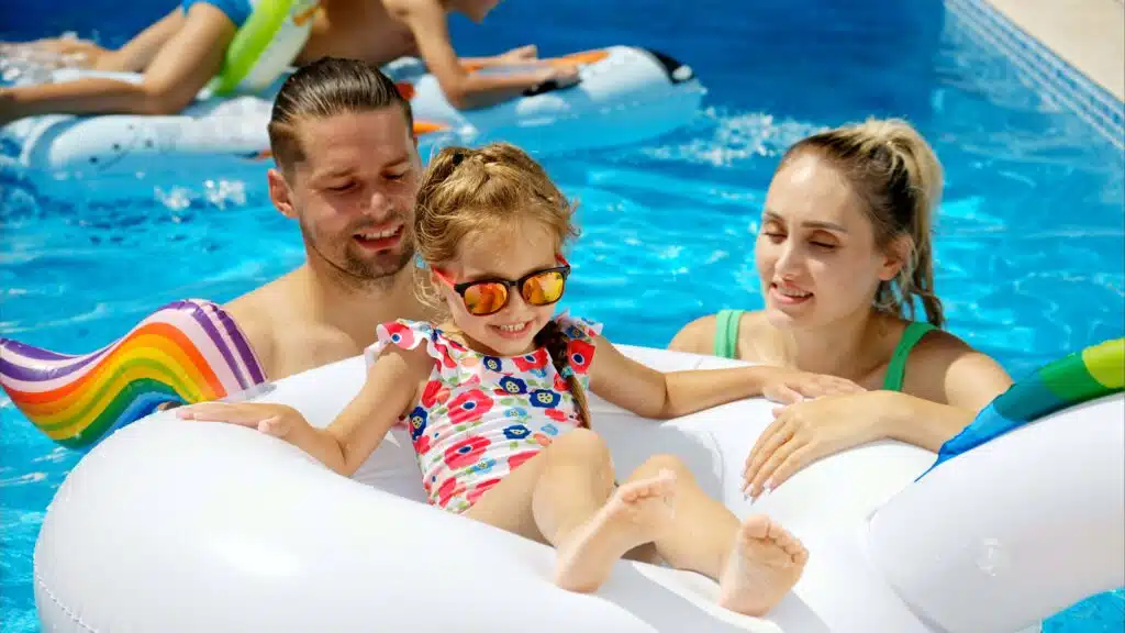 à Cozumel avec des enfants