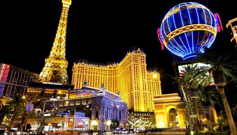 côte ouest des états-unis las vegas