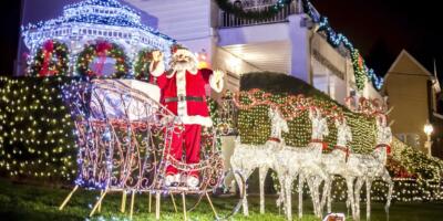 L'une des meilleures visites des lumières de Noël de Dyker Heights : visite en bus des lumières de Noël de Dyker Heights de 4 heures