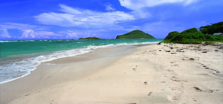 Plage de l'Anse de Sables Sainte-Lucie