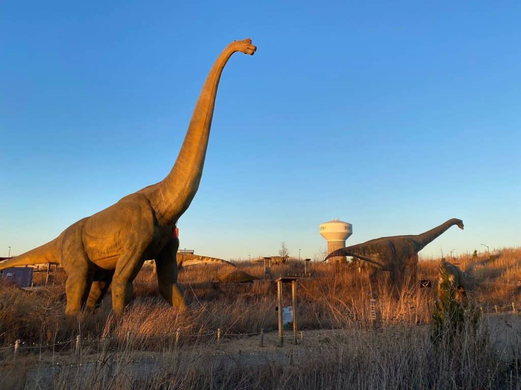 Dinosaures de la station de terrain