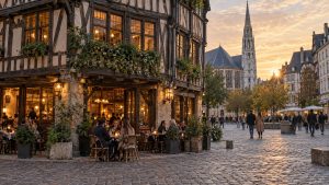 Cette auberge normande sert ses clients sans interruption depuis 1345 : la plus ancienne de France donne sur la place où Jeanne d'Arc a été brûlée