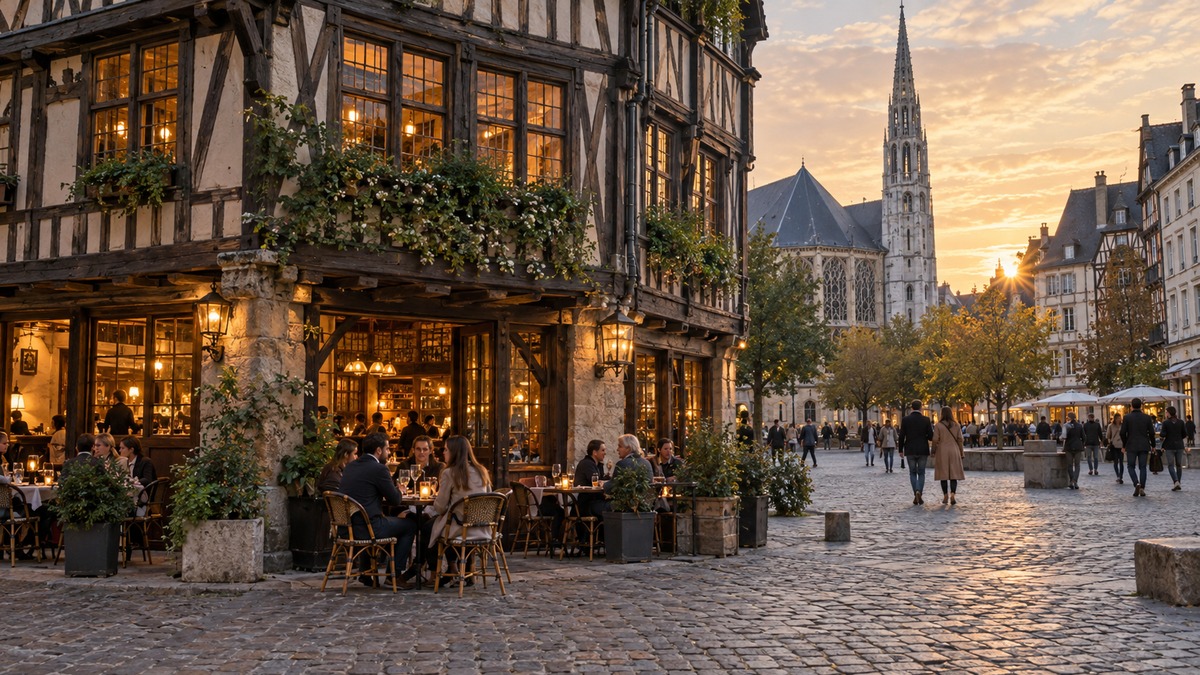 Cette auberge normande sert ses clients sans interruption depuis 1345 : la plus ancienne de France donne sur la place où Jeanne d'Arc a été brûlée